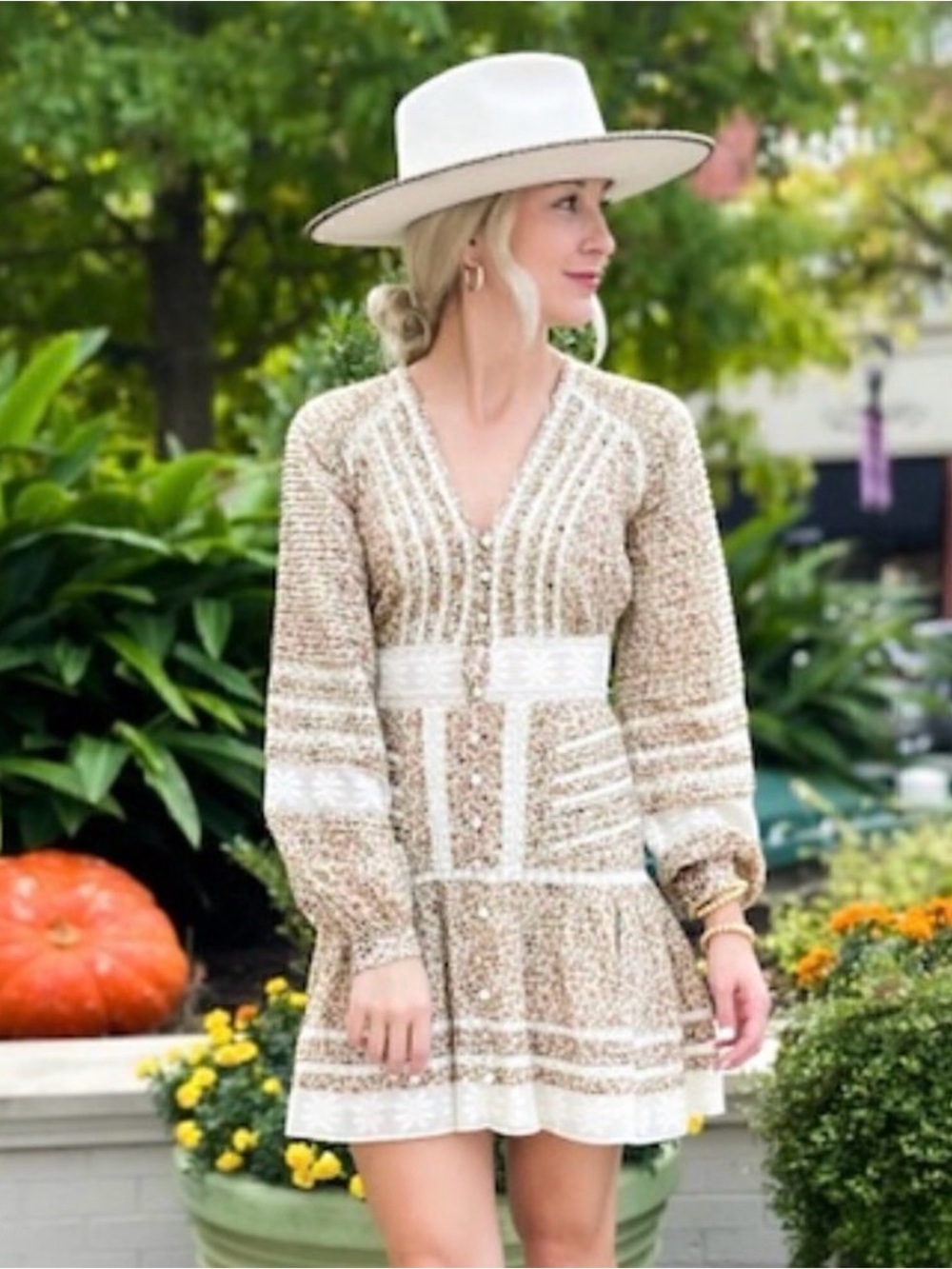 NWT Veronica Beard Addilyn Floral Dress Crochet Lace Trim Mini Dress Size 2 boho